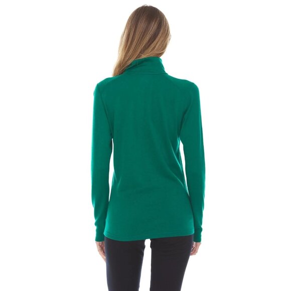 Minus33 100% Merino Midweight 1/4 Zip S Emerald Green #814 - Picture 2 of 16